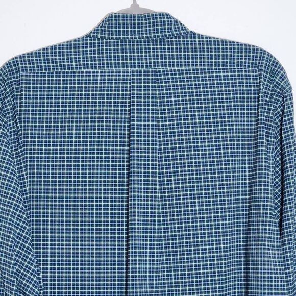 Brooks Brothers Green and Blue Plaid Button Down Dress Shirt Size Large - Picture 5 of 8